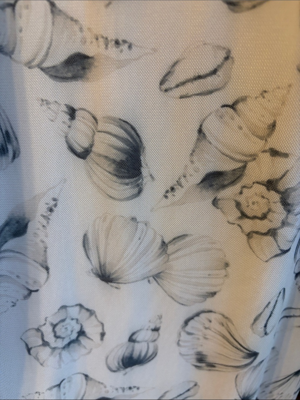 See You Monday Cream Maxi Slip Dress with Black Floral Sketches size medium - Picture 7 of 7